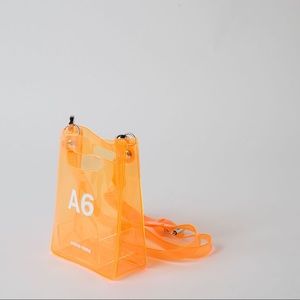 NANA-NANA A6 Orange Jelly PVC Bag